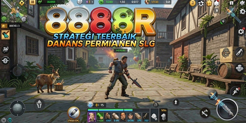 Tampilan gameplay yang seru dan mendalam di 888R.