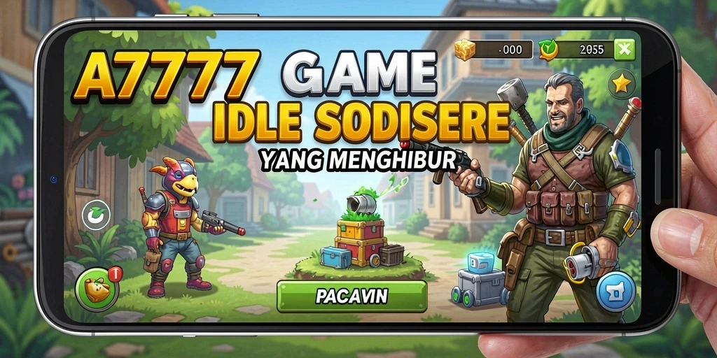 Tangkapan layar A7777 menampilkan gameplay santai dan menarik.