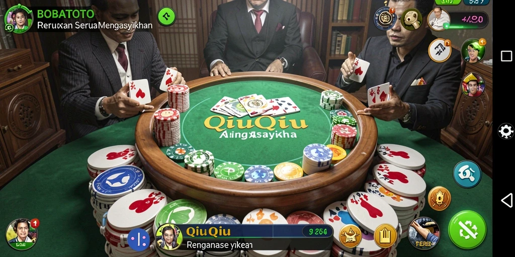 Screenshot gameplay QiuQiu yang menarik dan seru.