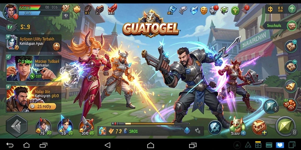 Screenshot GUATOGEL menampilkan antarmuka aplikasi yang intuitif.
