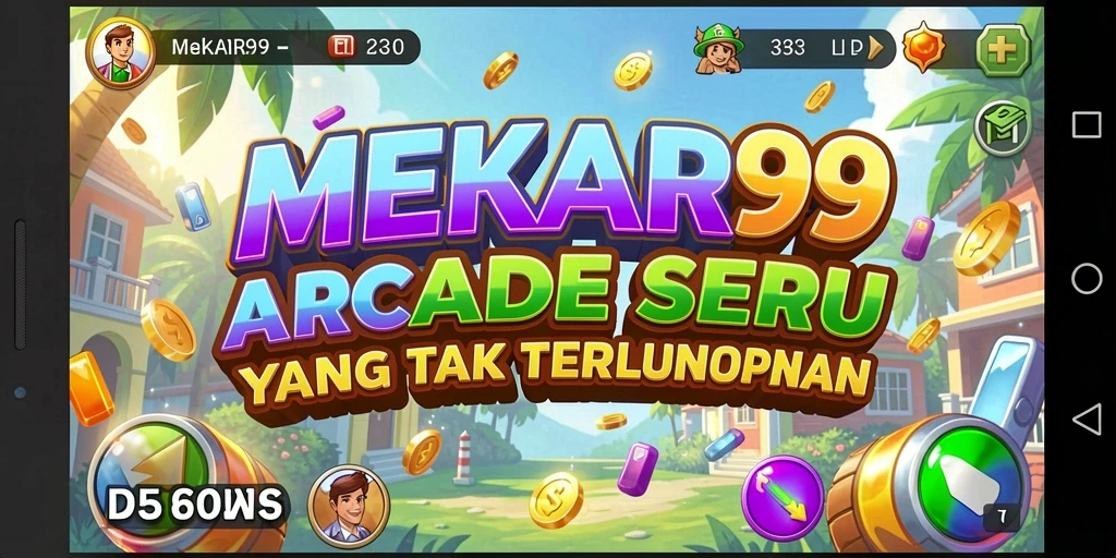 Tampilan utama gameplay MEKAR99 yang menarik dan penuh aksi.