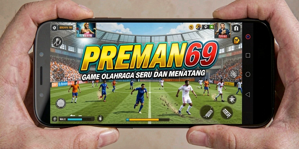 Tampilan gameplay seru dari PREMAN69 dengan aksi olahraga yang mendebarkan.