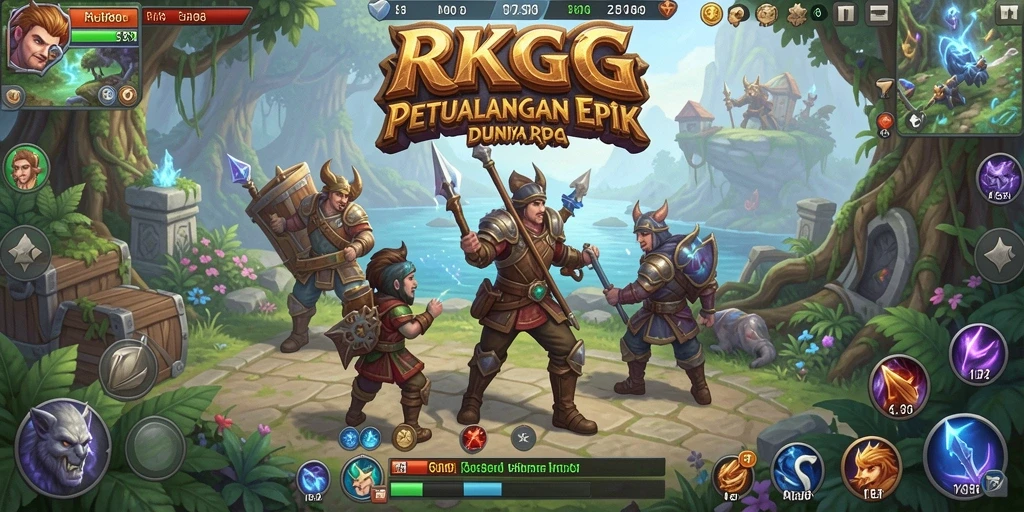 Screenshot menampilkan pertarungan epik dan dunia terbuka RKGG.